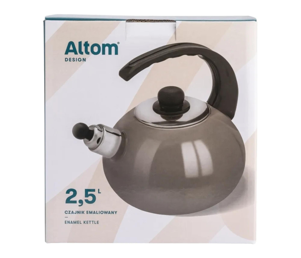 Altom Czajnik emaliowany 2,5l taupe - 1580541 - zdjęcie 3